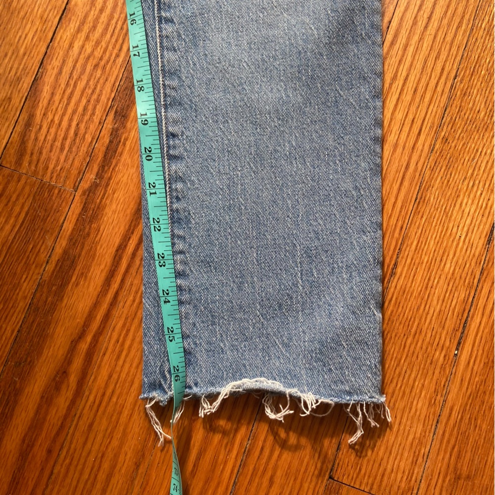 Madewell petite perfect vintage jean in bainton wash, raw hem edition - Picture 7 of 10